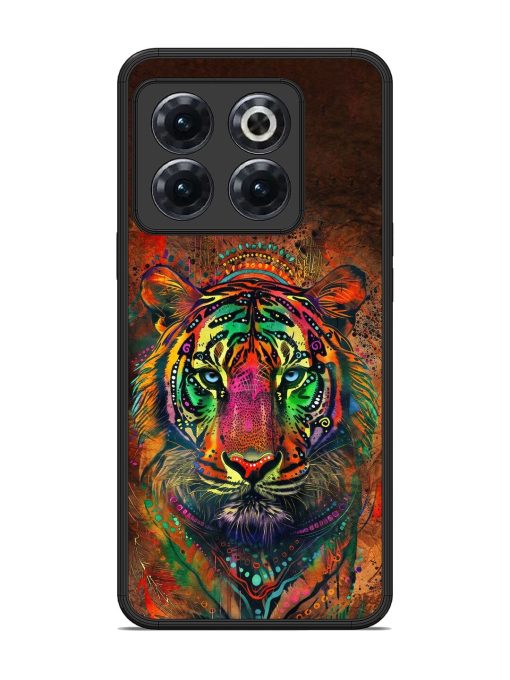 Cosmic Tiger Glossy Soft Edge Case for Oneplus 10T (5G) Chachhi