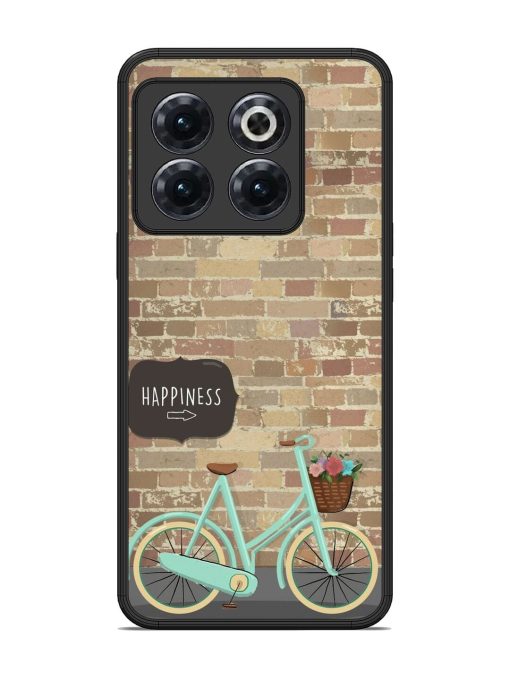 Pedaling Towards Happiness Glossy Soft Edge Case for Oneplus 10T (5G) Chachhi