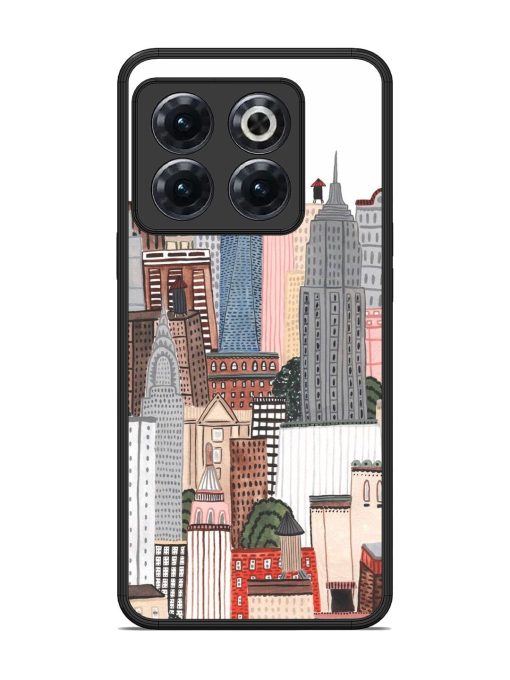 Cityscape Dreams Glossy Soft Edge Case for Oneplus 10T (5G) Chachhi