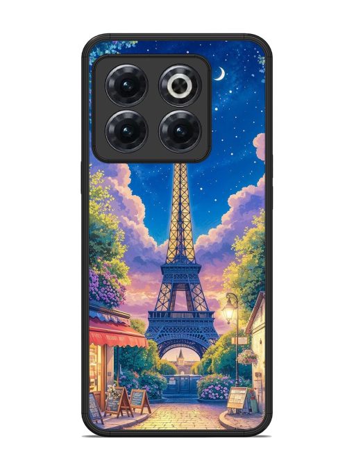 Twilight In Paris Glossy Soft Edge Case for Oneplus 10T (5G) Chachhi