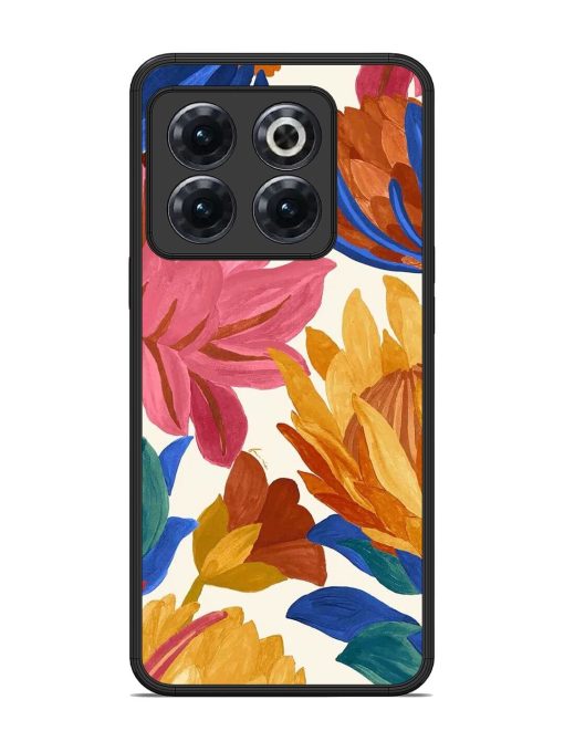 Blooming Tapestry Glossy Soft Edge Case for Oneplus 10T (5G) Chachhi