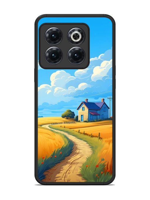 Countryside Cottage Glossy Soft Edge Case for Oneplus 10T (5G) Chachhi