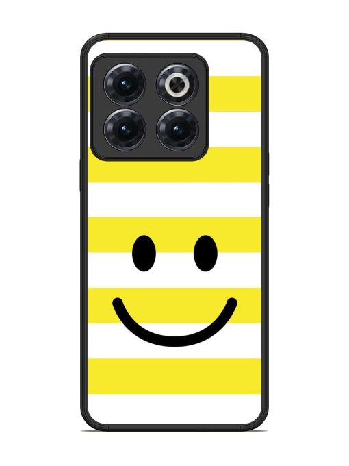 Smiling Stripes Glossy Soft Edge Case for Oneplus 10T (5G) Chachhi