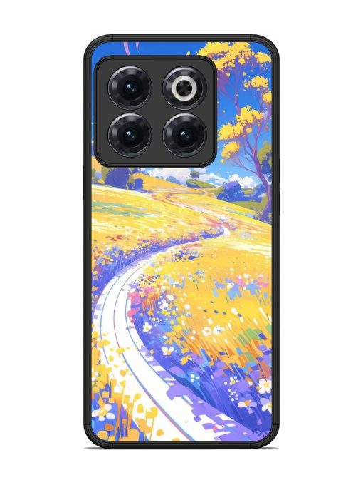 Vibrant Spring Meadow Glossy Soft Edge Case for Oneplus 10T (5G) Chachhi