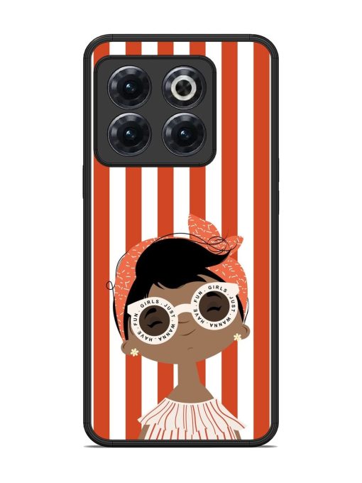 Girls Just Wanna Have Fun Glossy Soft Edge Case for Oneplus 10T (5G) Chachhi