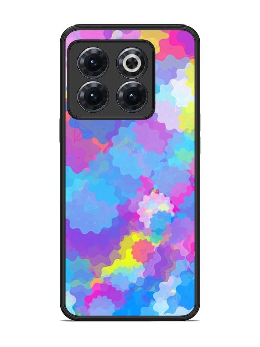 Psychedelic Cloud Burst Glossy Soft Edge Case for Oneplus 10T (5G) Chachhi