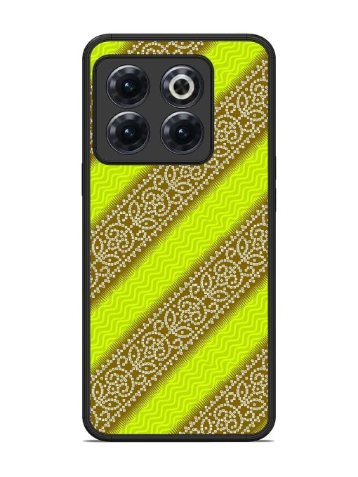 Golden Bandana Bliss Glossy Soft Edge Case for Oneplus 10T (5G) Chachhi