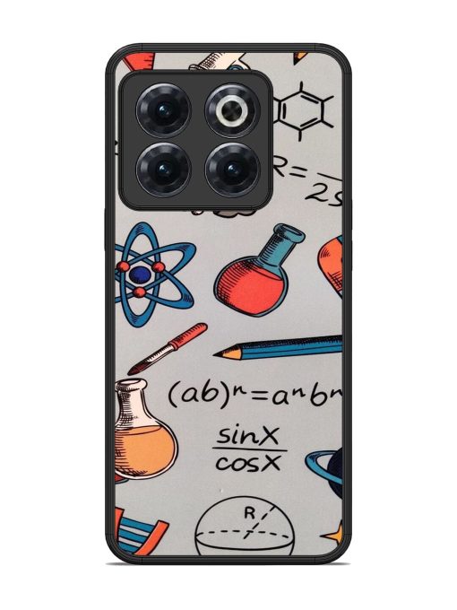 Science Doodle Delight Glossy Soft Edge Case for Oneplus 10T (5G) Chachhi