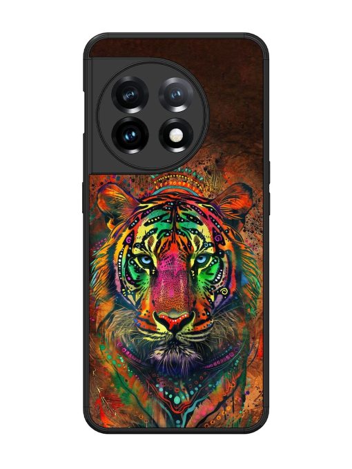 Cosmic Tiger Glossy Soft Edge Case for Oneplus 11 (5G)