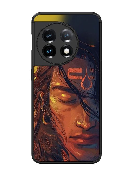 Tranquil Shiva Glossy Soft Edge Case for Oneplus 11 (5G)