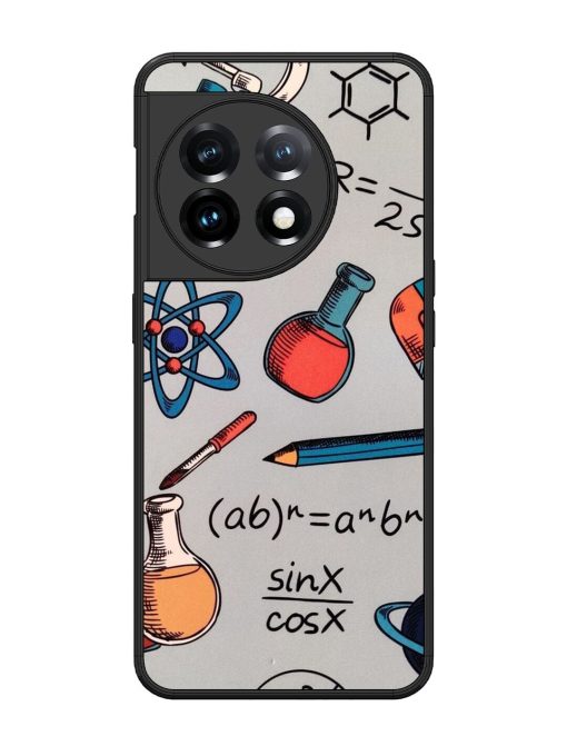 Science Doodle Glossy Soft Edge Case for Oneplus 11 (5G)