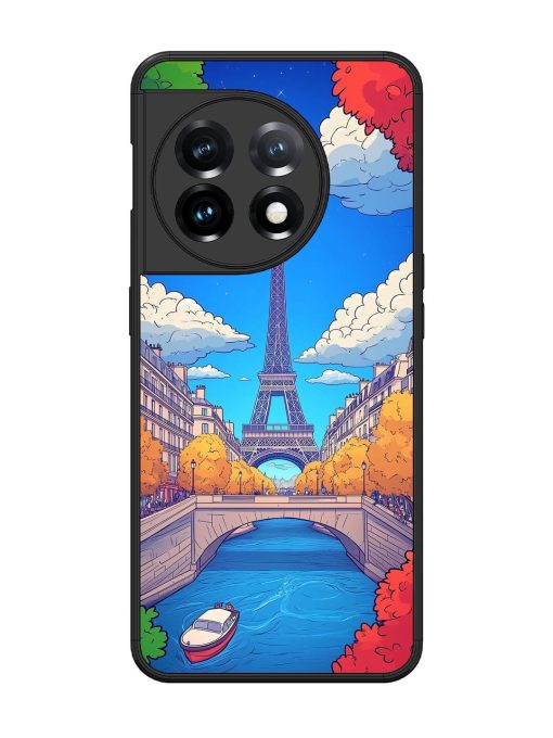 Parisian Panorama Glossy Soft Edge Case for Oneplus 11 (5G)