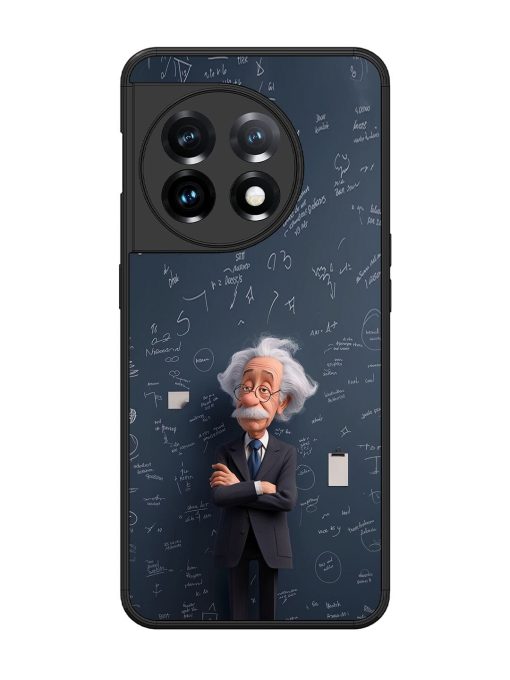 Albert Einstein Glossy Soft Edge Case for Oneplus 11 (5G)