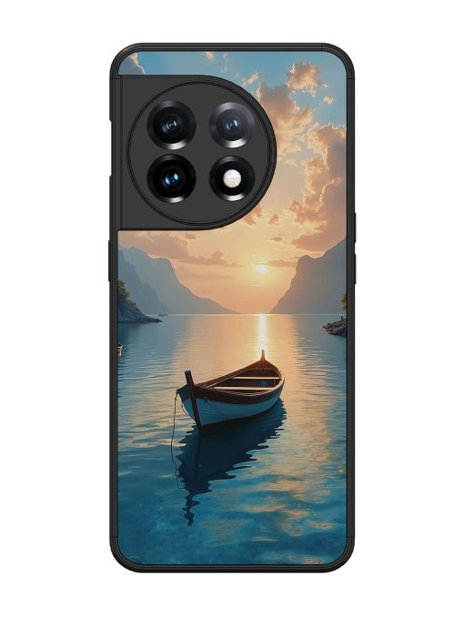 Serene Sunset Glossy Soft Edge Case for Oneplus 11 (5G)