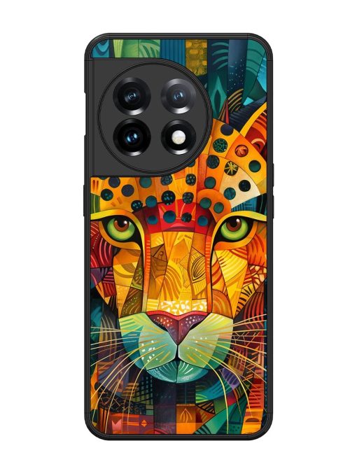 Mosaic Majesty Glossy Soft Edge Case for Oneplus 11 (5G)