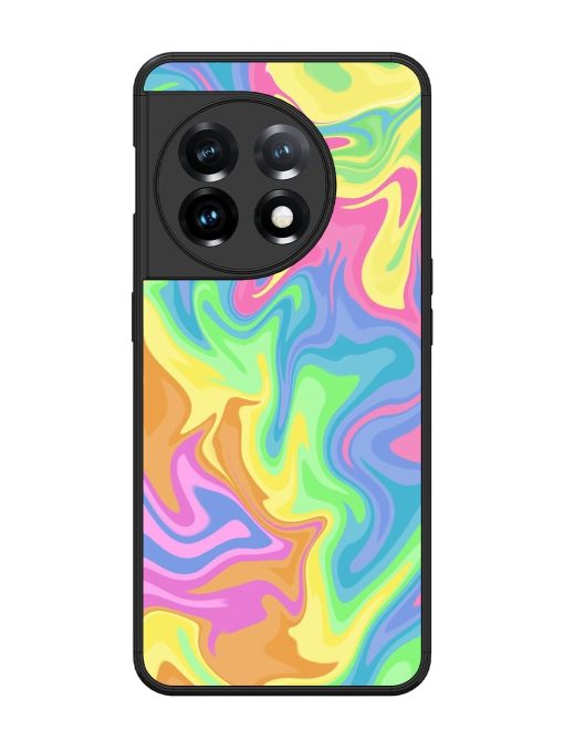 Whimsical Swirl Glossy Soft Edge Case for Oneplus 11 (5G)