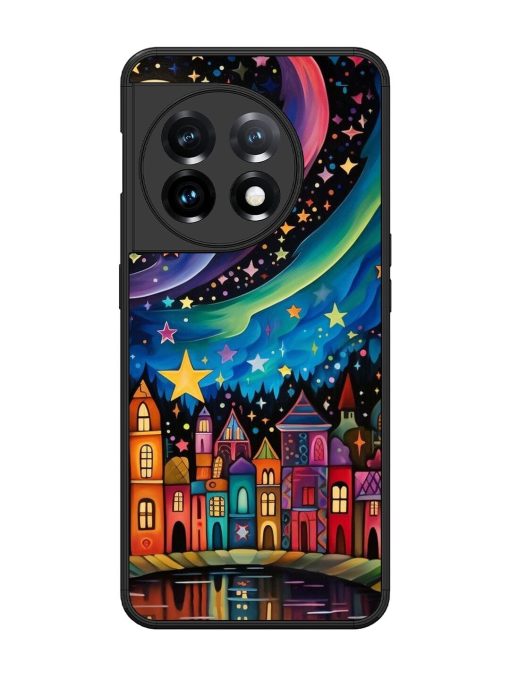 Starlit Village Glossy Soft Edge Case for Oneplus 11 (5G)