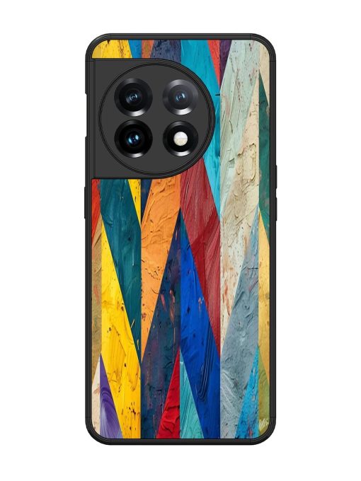 Abstract Tapestry Glossy Soft Edge Case for Oneplus 11 (5G)