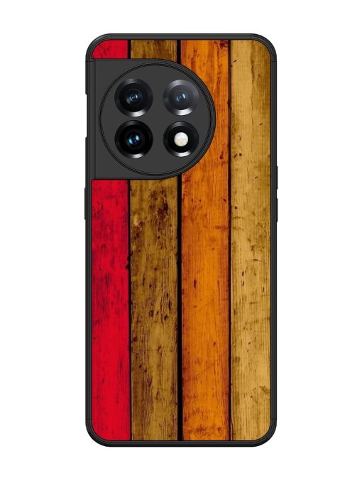 Colorful Woodgrain Glossy Soft Edge Case for Oneplus 11 (5G)