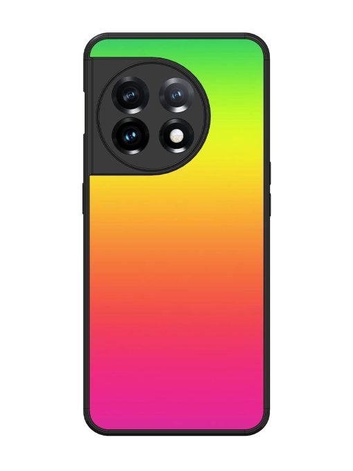 Rainbow Gradient Glossy Soft Edge Case for Oneplus 11 (5G)