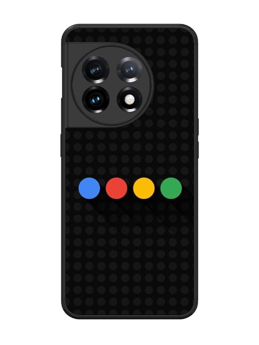 Google Dots Glossy Soft Edge Case for Oneplus 11 (5G)