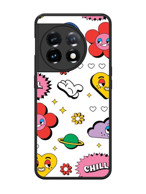 Whimsical Wonderland Glossy Soft Edge Case for Oneplus 11 (5G)