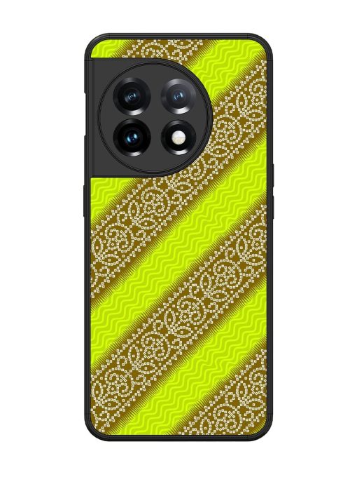 Golden Bandana Bliss Glossy Soft Edge Case for Oneplus 11 (5G)