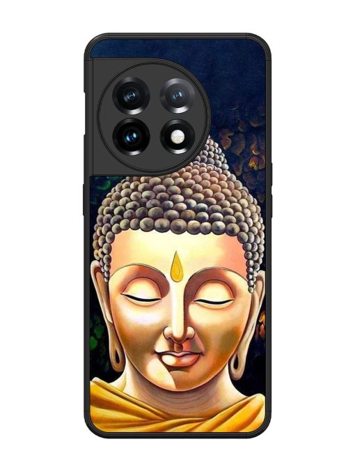 Buddha Face Glossy Soft Edge Case for Oneplus 11 (5G)