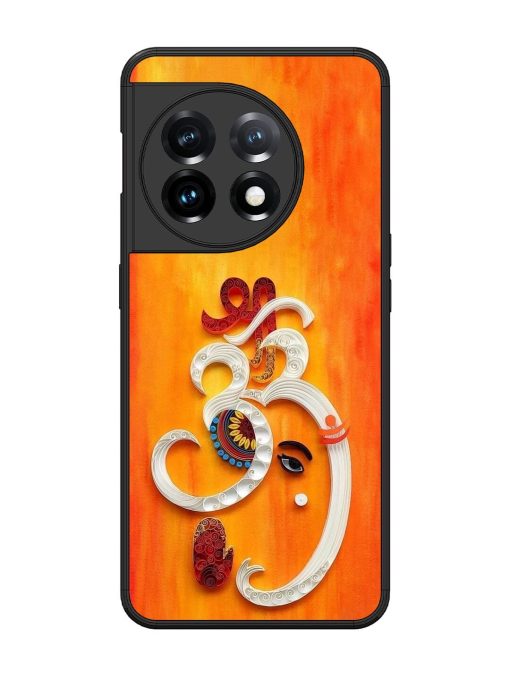 Ganesha In Quilling Art Glossy Soft Edge Case for Oneplus 11 (5G)