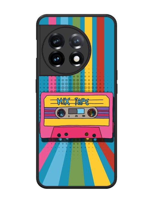 Retro Cassette Tapes Glossy Soft Edge Case for Oneplus 11 (5G)