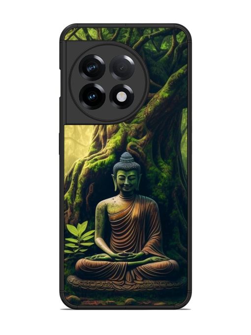 Green Buddha Art Glossy Soft Edge Case for Oneplus 11R (5G) Chachhi