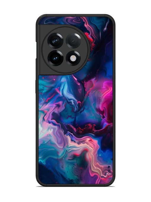 Cosmic Swirl Glossy Soft Edge Case for Oneplus 11R (5G) Chachhi