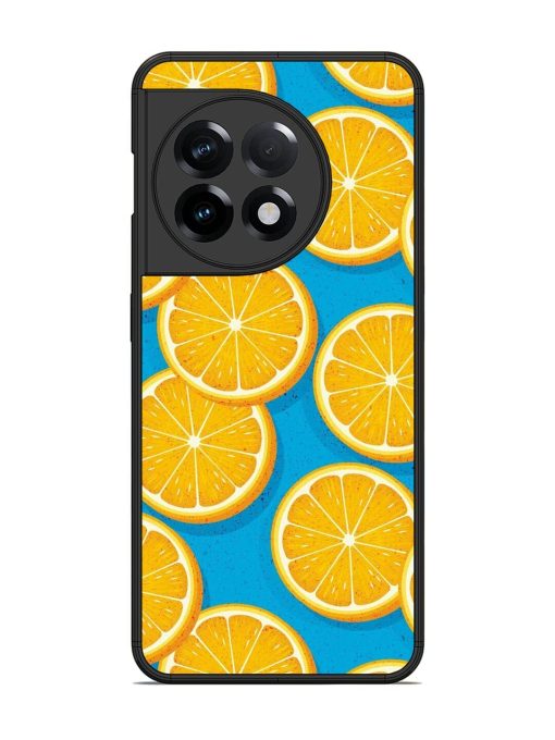 Citrus Symphony Glossy Soft Edge Case for Oneplus 11R (5G) Chachhi