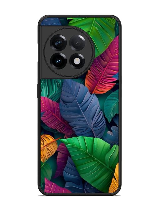 Tropical Tapestry Glossy Soft Edge Case for Oneplus 11R (5G) Chachhi