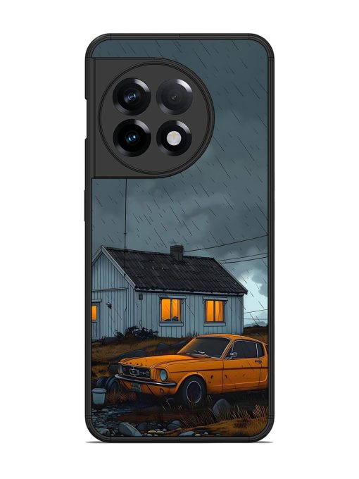 Rainy Day Retreat Glossy Soft Edge Case for Oneplus 11R (5G) Chachhi