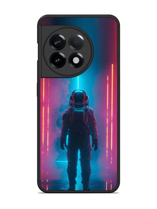 Neon Astronaut Glossy Soft Edge Case for Oneplus 11R (5G) Chachhi