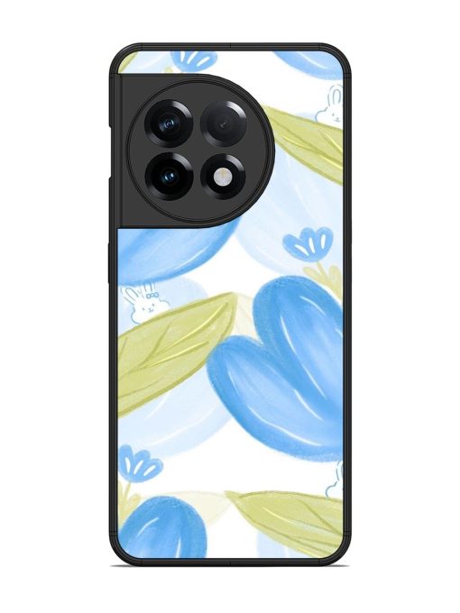 Bunny'S Blue Garden Glossy Soft Edge Case for Oneplus 11R (5G) Chachhi