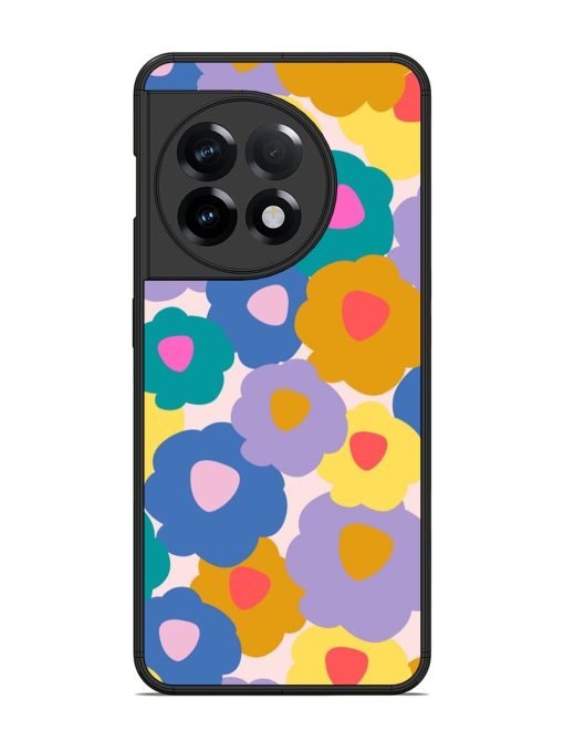 Flower Power Glossy Soft Edge Case for Oneplus 11R (5G) Chachhi