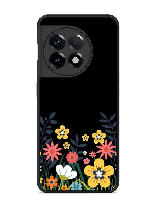 Floral Night Sky Glossy Soft Edge Case for Oneplus 11R (5G) Chachhi