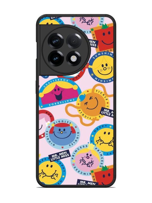 Whimsical Mr. Men & Little Miss Glossy Soft Edge Case for Oneplus 11R (5G) Chachhi