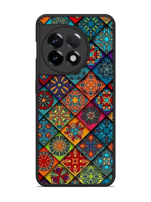 Patchwork Mandala Mosaic Glossy Soft Edge Case for Oneplus 11R (5G) Chachhi