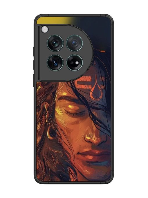 Tranquil Shiva Glossy Soft Edge Case for Oneplus 12 (5G) Chachhi