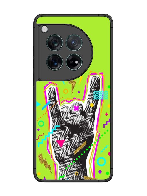 Neon Rock Glossy Soft Edge Case for Oneplus 12 (5G) Chachhi