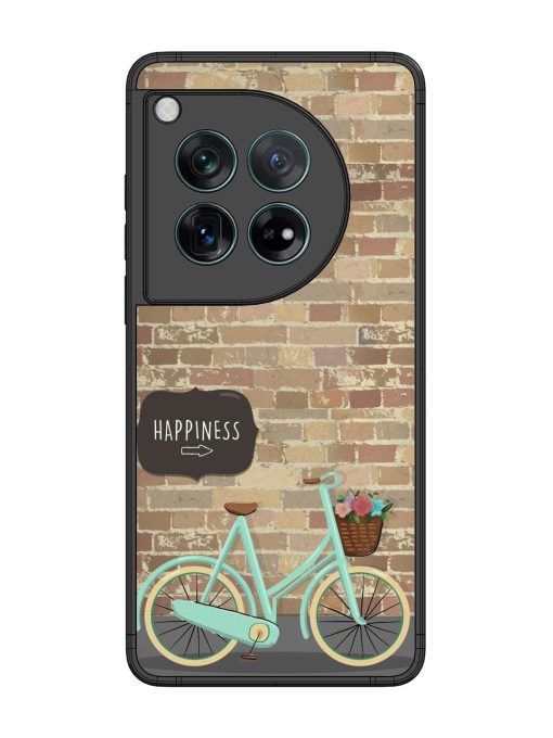 Pedaling Towards Happiness Glossy Soft Edge Case for Oneplus 12 (5G) Chachhi