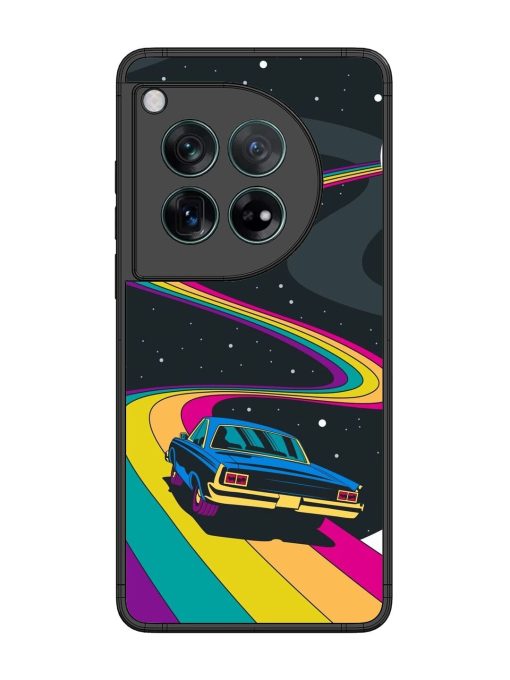 Rainbow Road Glossy Soft Edge Case for Oneplus 12 (5G)