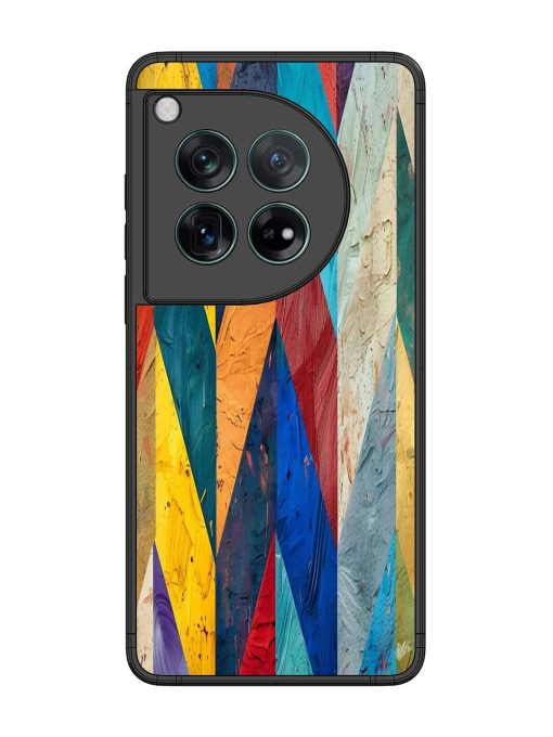 Abstract Tapestry Glossy Soft Edge Case for Oneplus 12 (5G) Chachhi