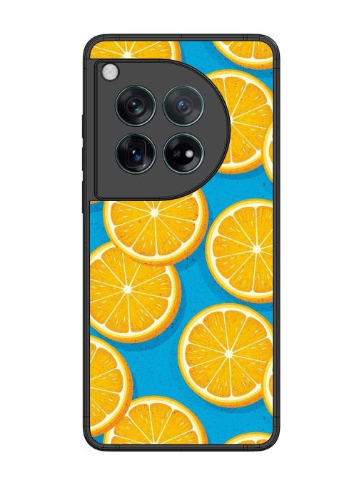 Citrus Symphony Glossy Soft Edge Case for Oneplus 12 (5G) Chachhi