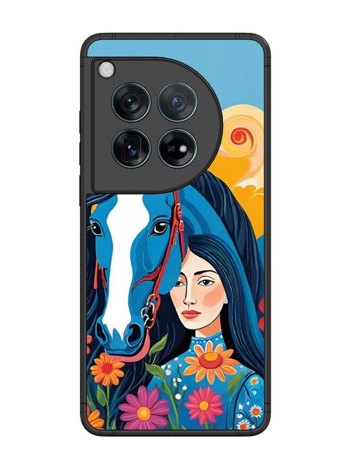 Equine Enchantment Glossy Soft Edge Case for Oneplus 12 (5G) Chachhi