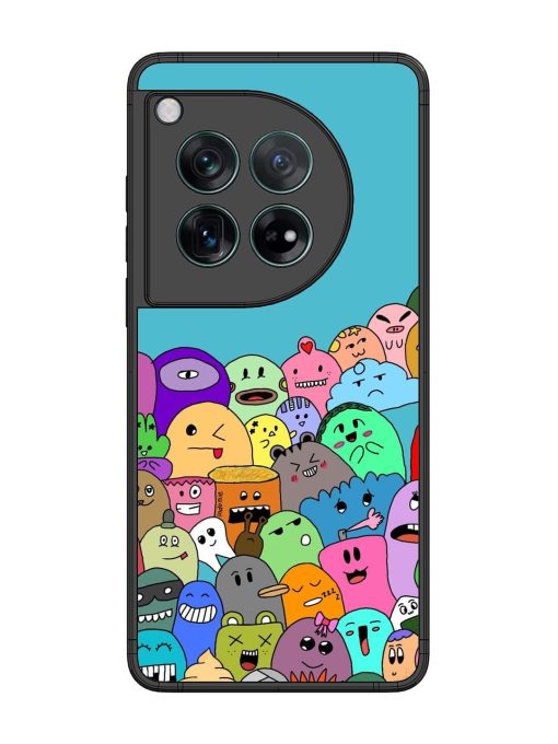 Monster Mash Glossy Soft Edge Case for Oneplus 12 (5G) Chachhi