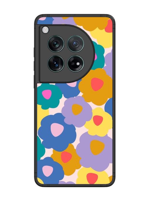 Flower Power Glossy Soft Edge Case for Oneplus 12 (5G) Chachhi